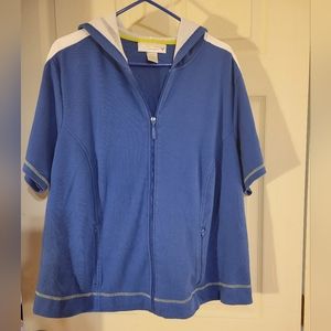 Venezia short sleeve hoodie jacket